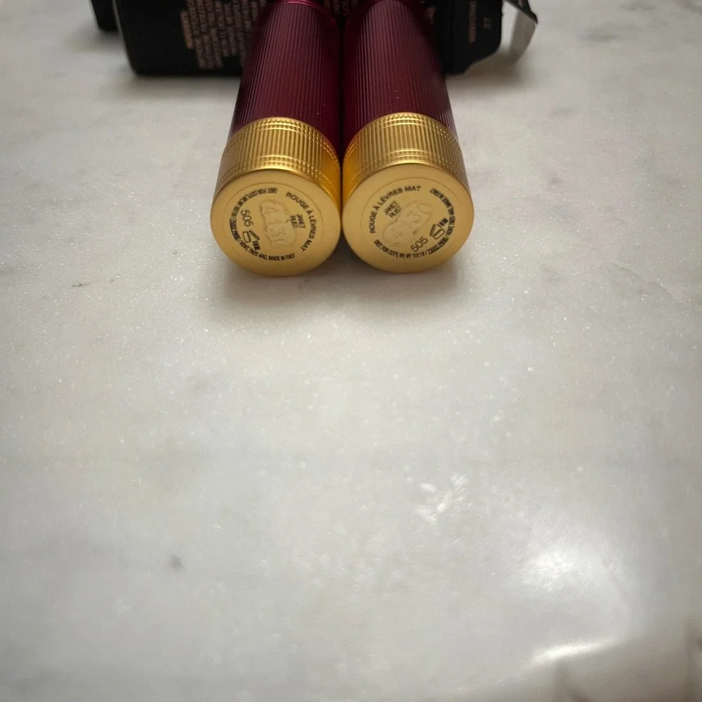 Gucci Rouge a Levres Lipstick Matte 505 Janet Rust Limited Edition Lip 3.5g x 2
